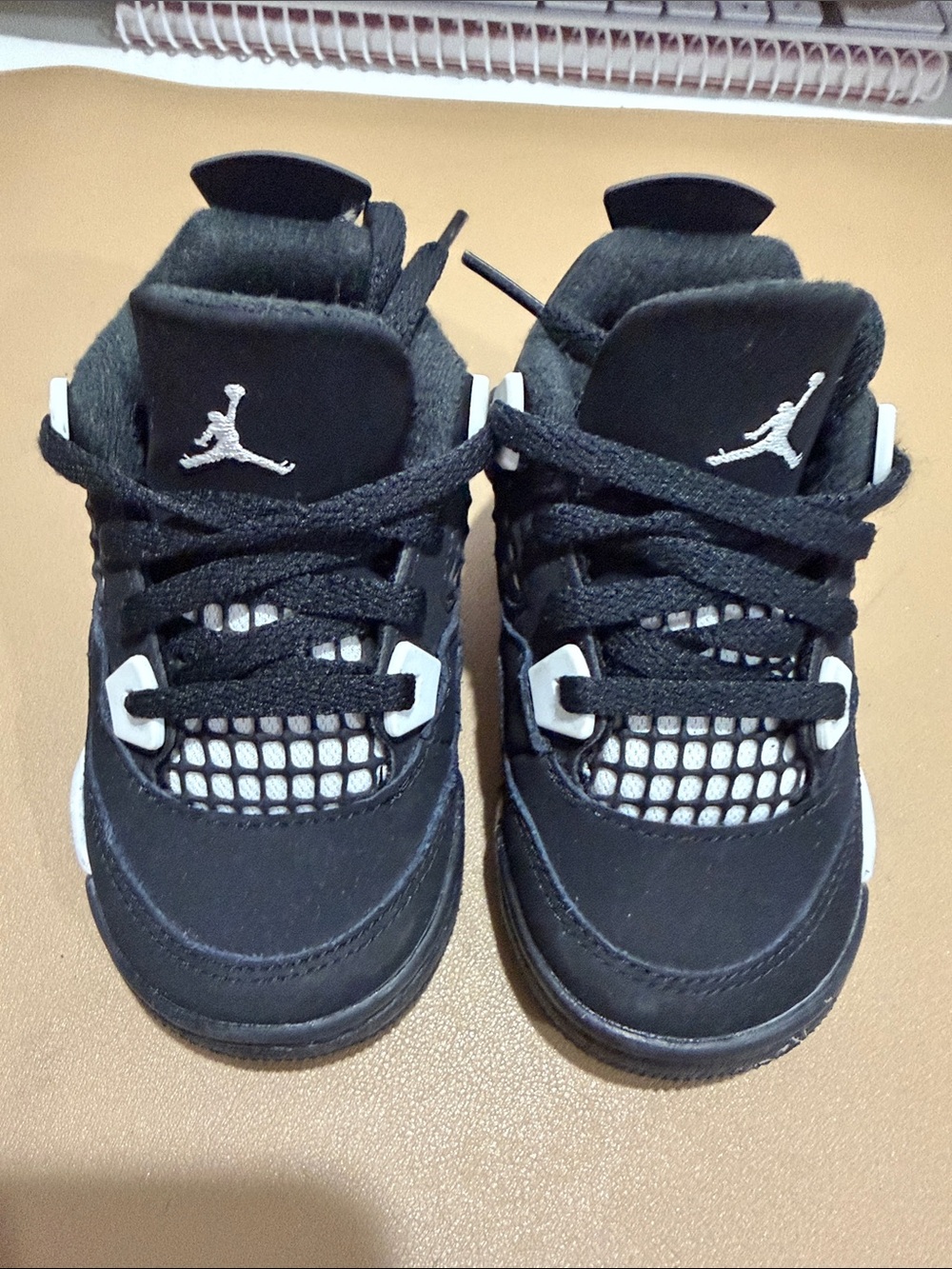 Jordan Kids Black and White Jumpman Sneakers